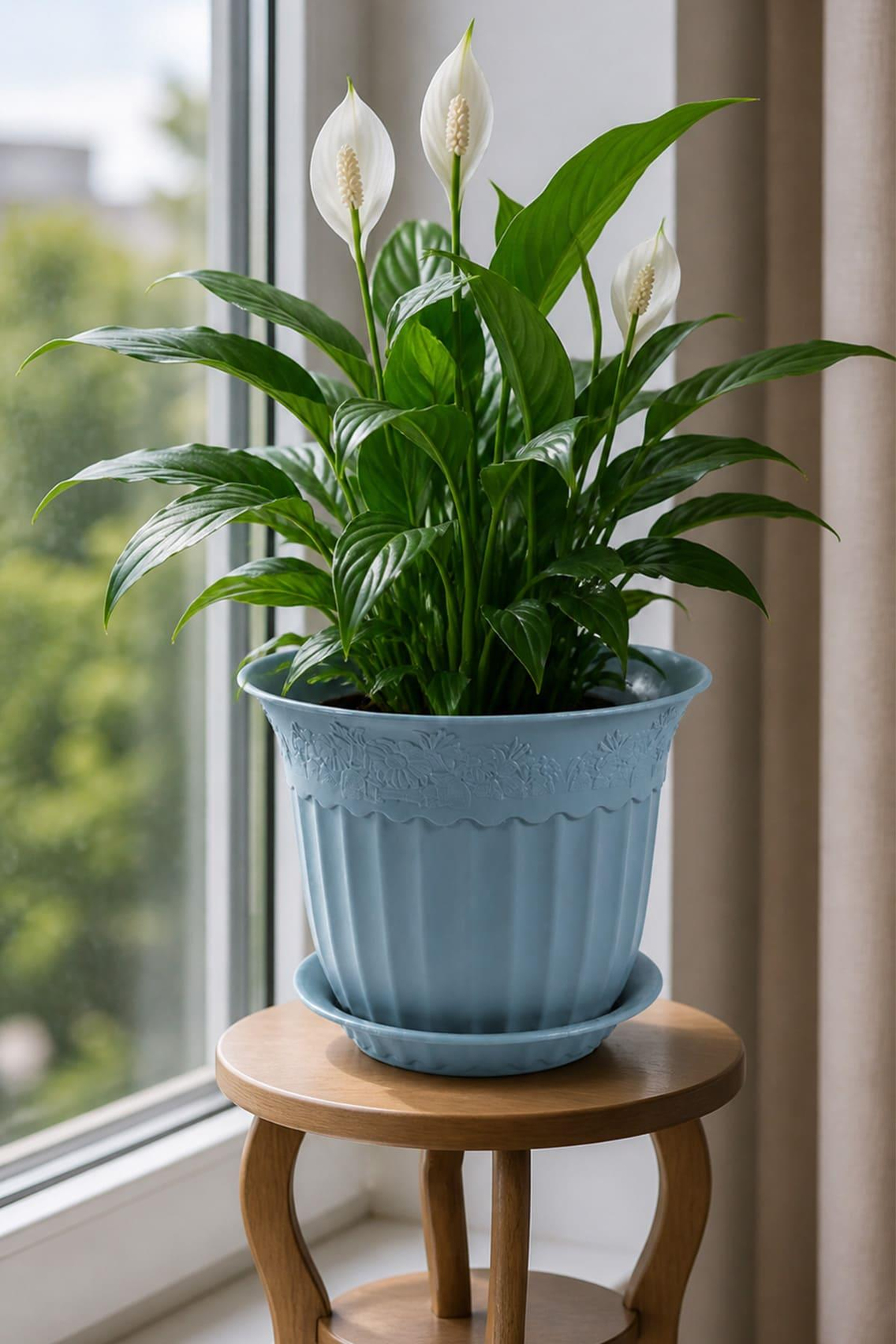 Irak Garden Flowers AS154 Renkli Dekoratif Antik Çiçek ve Bitki Saksısı 5.25 Litre | ID2899
