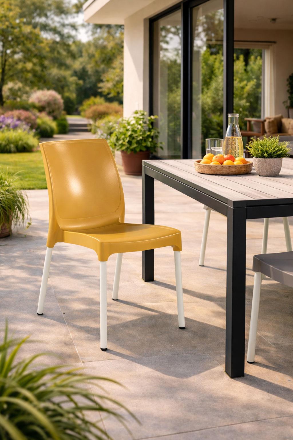 Novussi C010 Castel Sandalye Hardal | ID6252