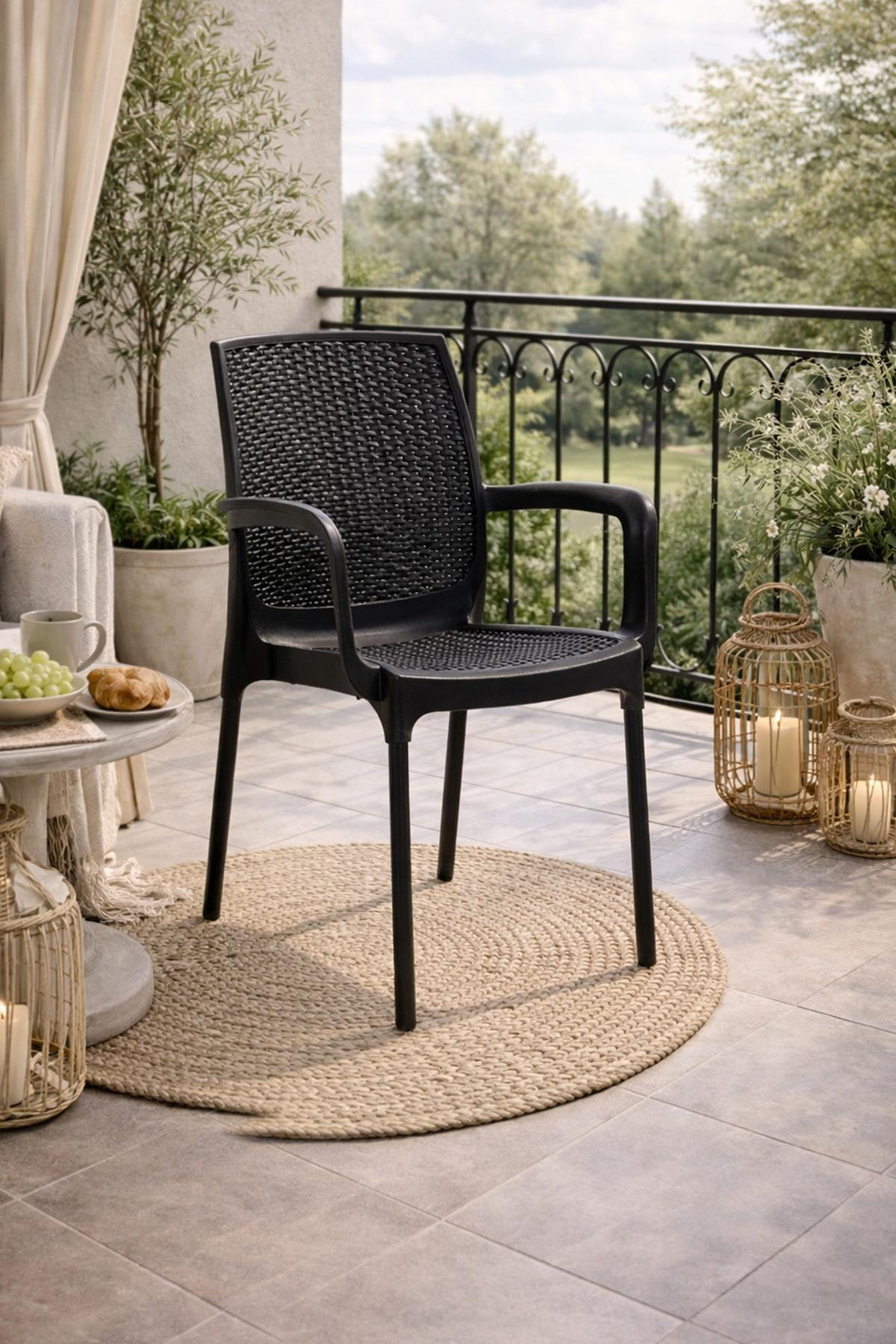 Novussi R008 Sunset Rattan Koltuk Sandalye Kahverengi | ID1227