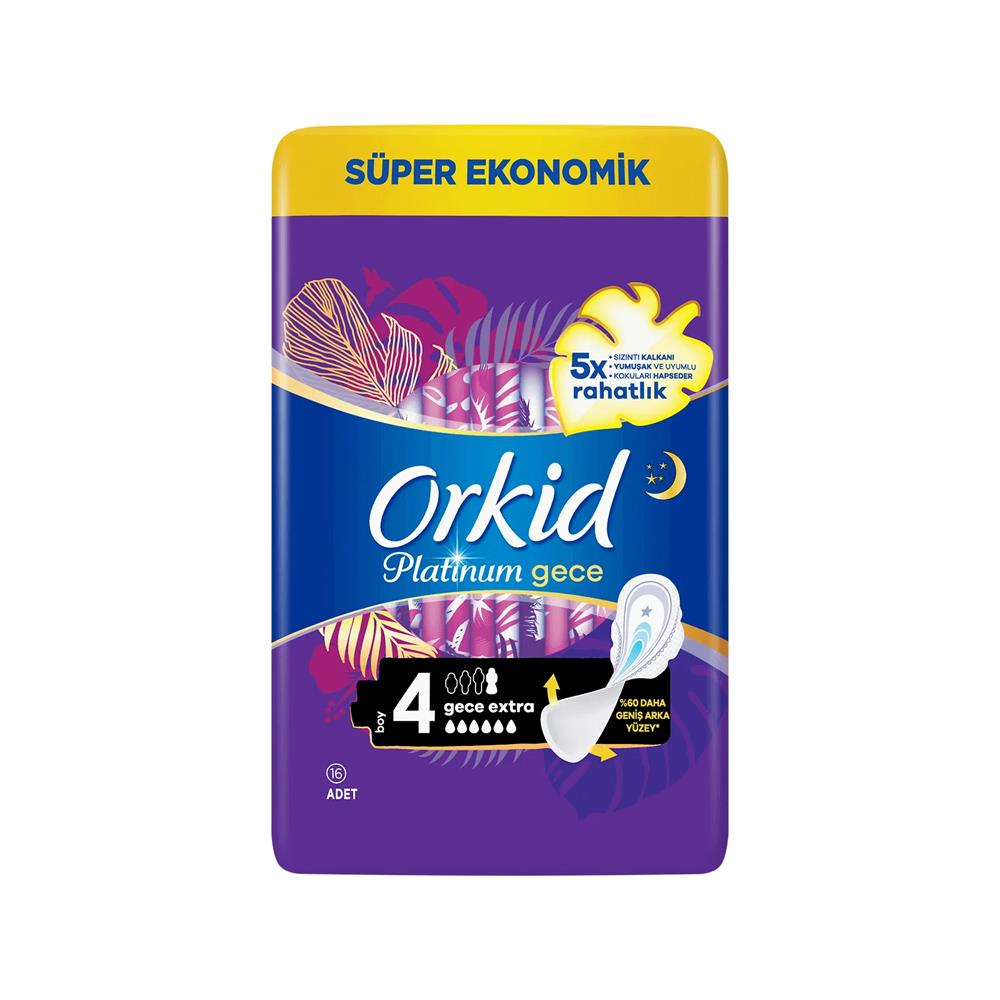 Orkid Platinum Gece Extra Ped No:4 16'lı | ID4027