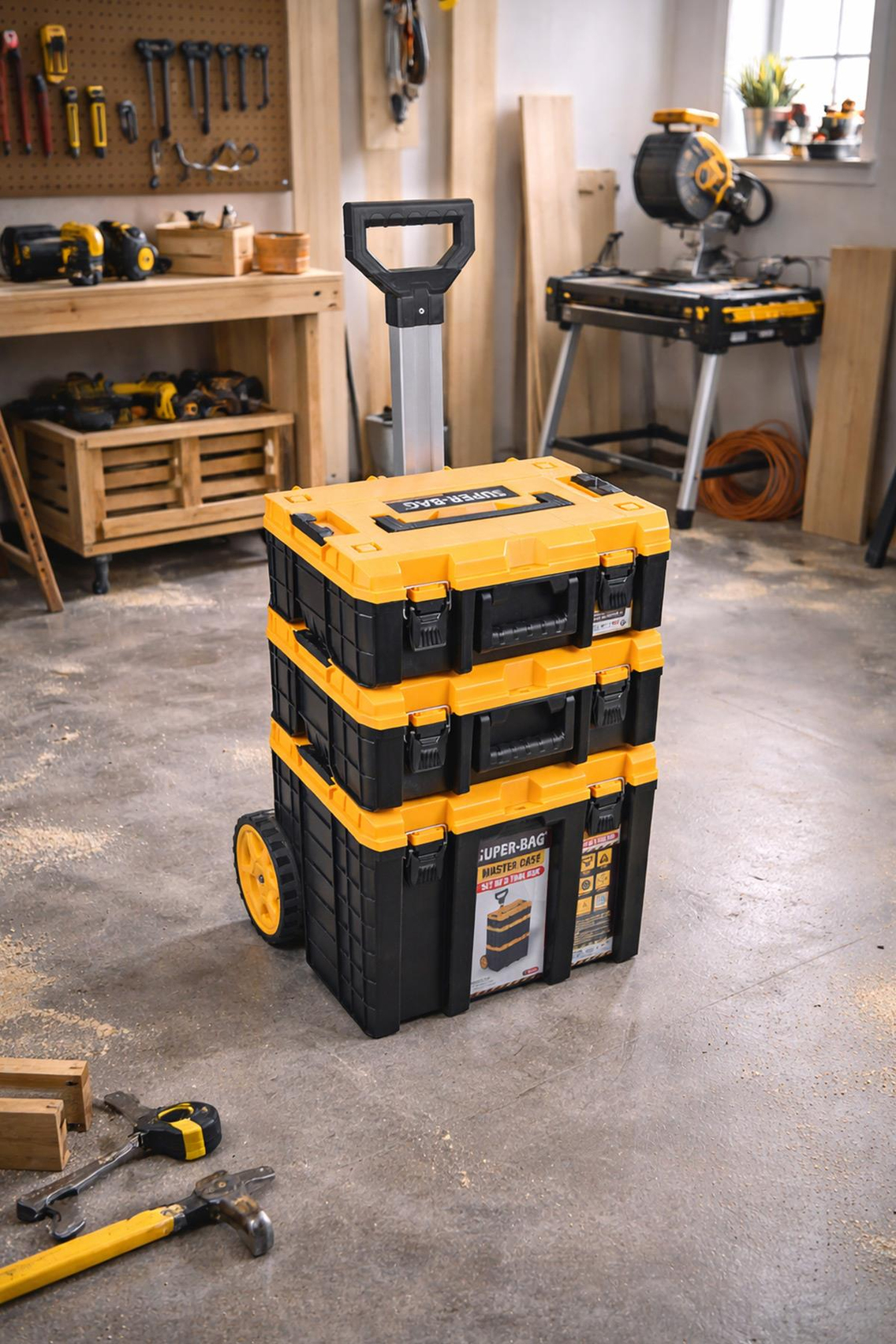 S-S-L Master Case Tekerlekli 3'lü Set ASR-6036