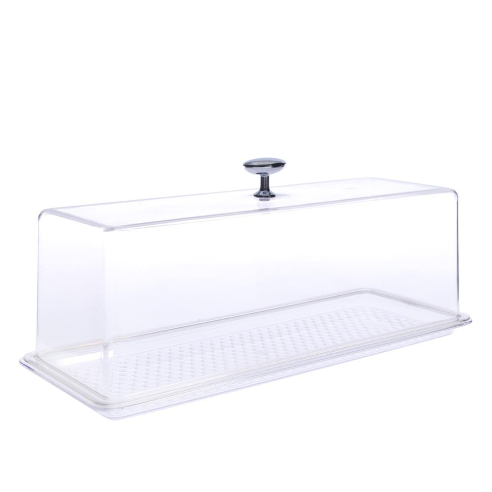 Şenyayla 2811 Şeffaf Kapaklı Pasta Tepsisi No:1 33x13cm  | ID5204