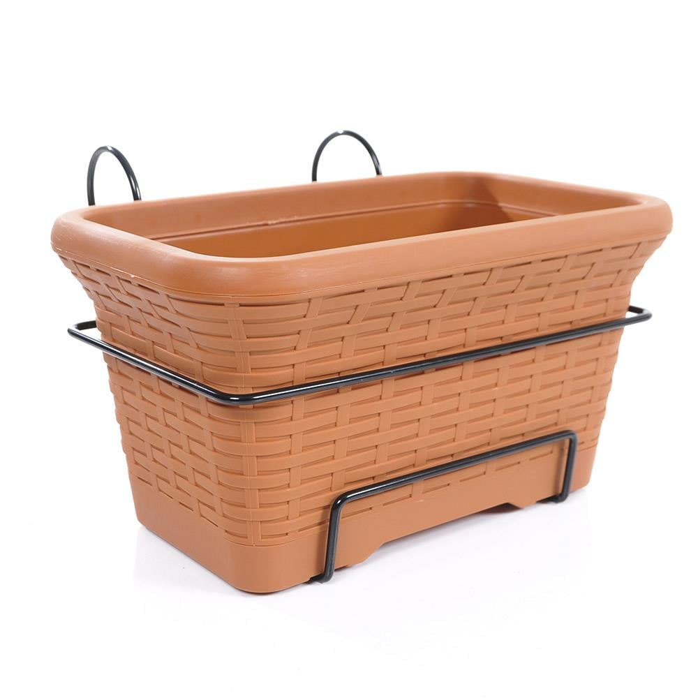 Serinova HB01A Hasır Balkon Askılı Saksı 6.5 Litre | ID1432