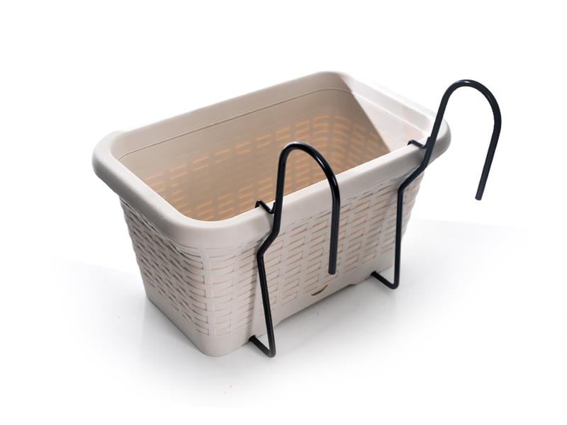 Serinova HB01HA Hasır Askılı Balkon Saksı 6.5 Litre | ID2943