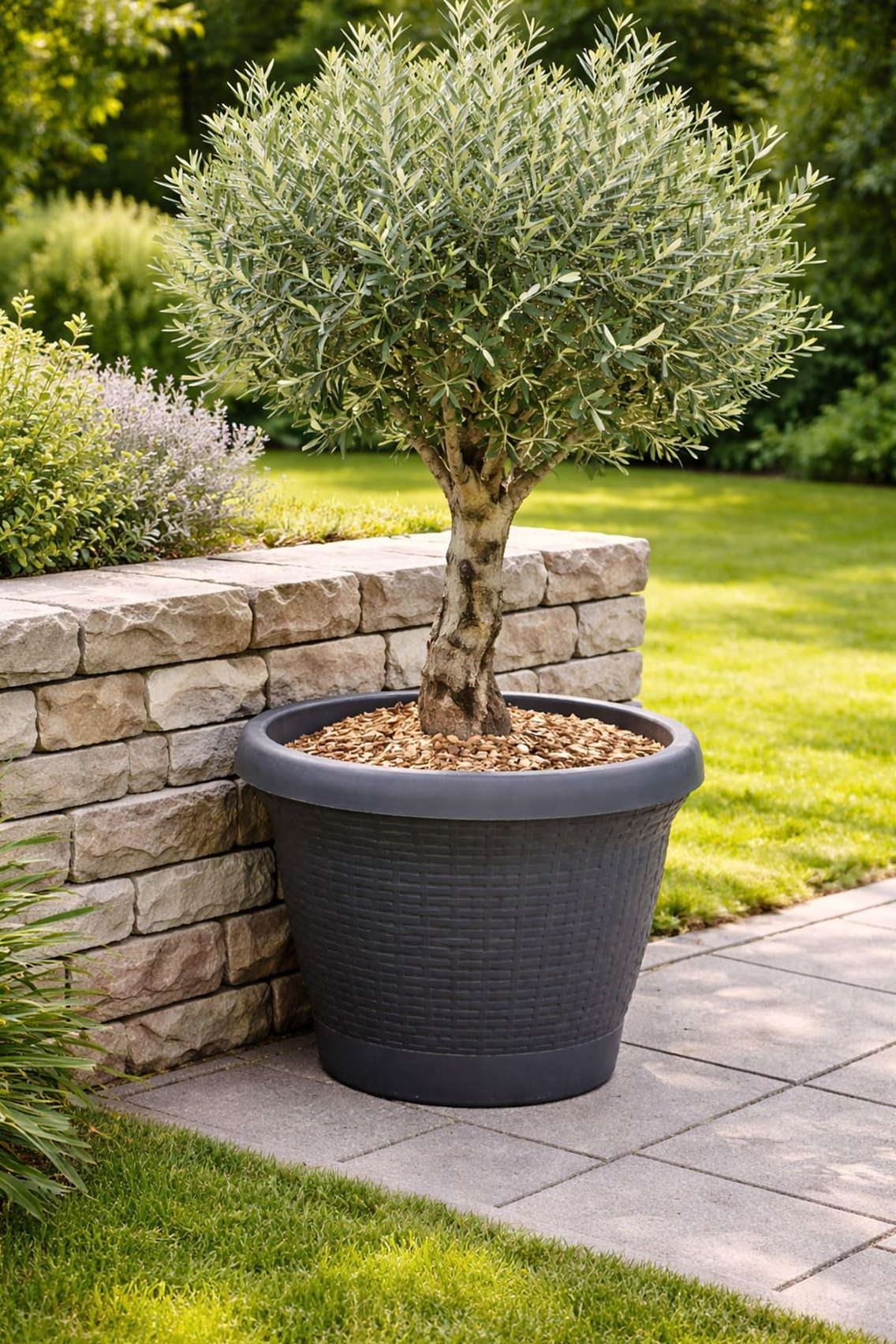 Serinova HS05 Hasır Saksı 25 Litre | ID1378