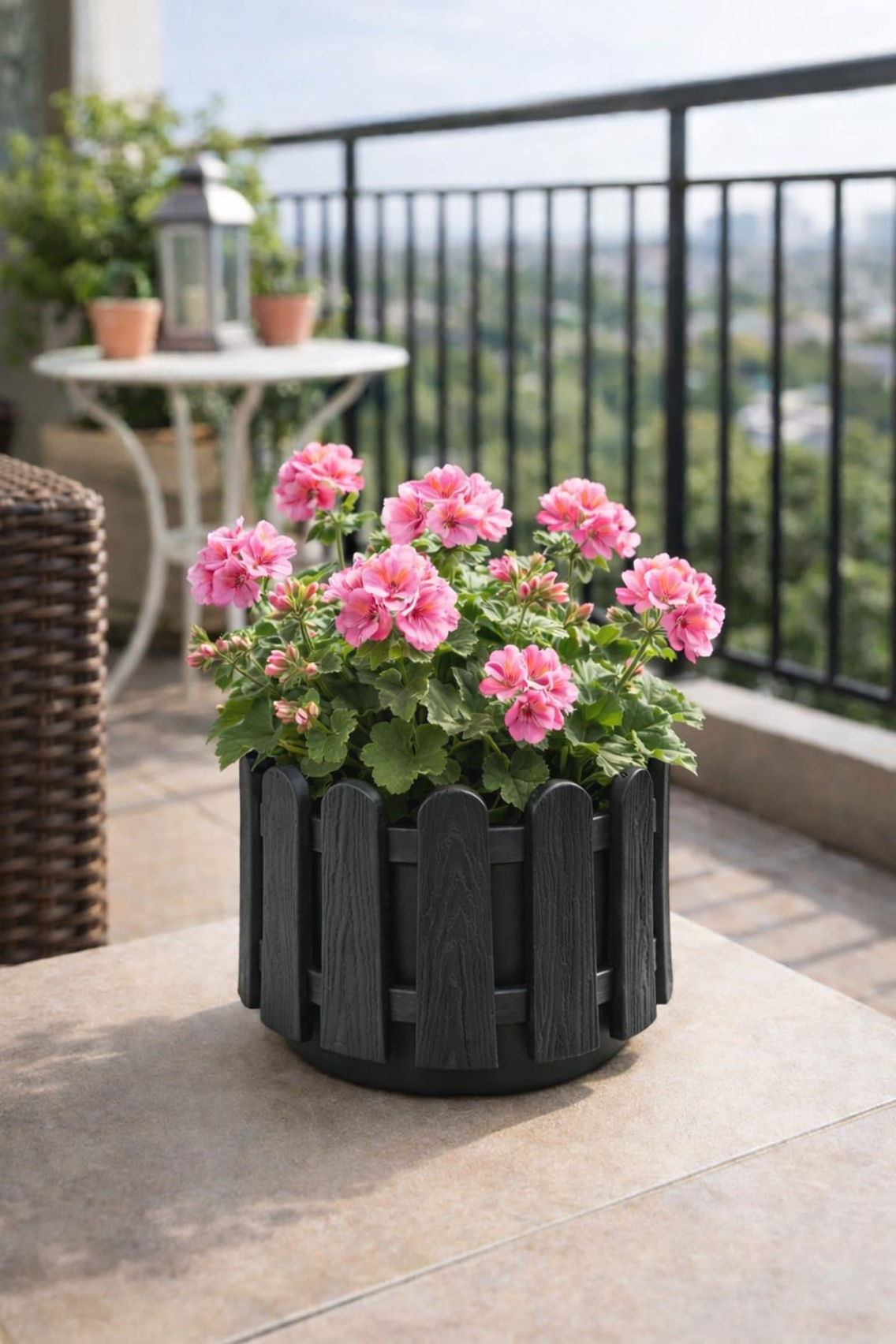 Serinova İS02 İstanbul Çiçek ve Bitki Saksısı 2,6 Litre | ID4726