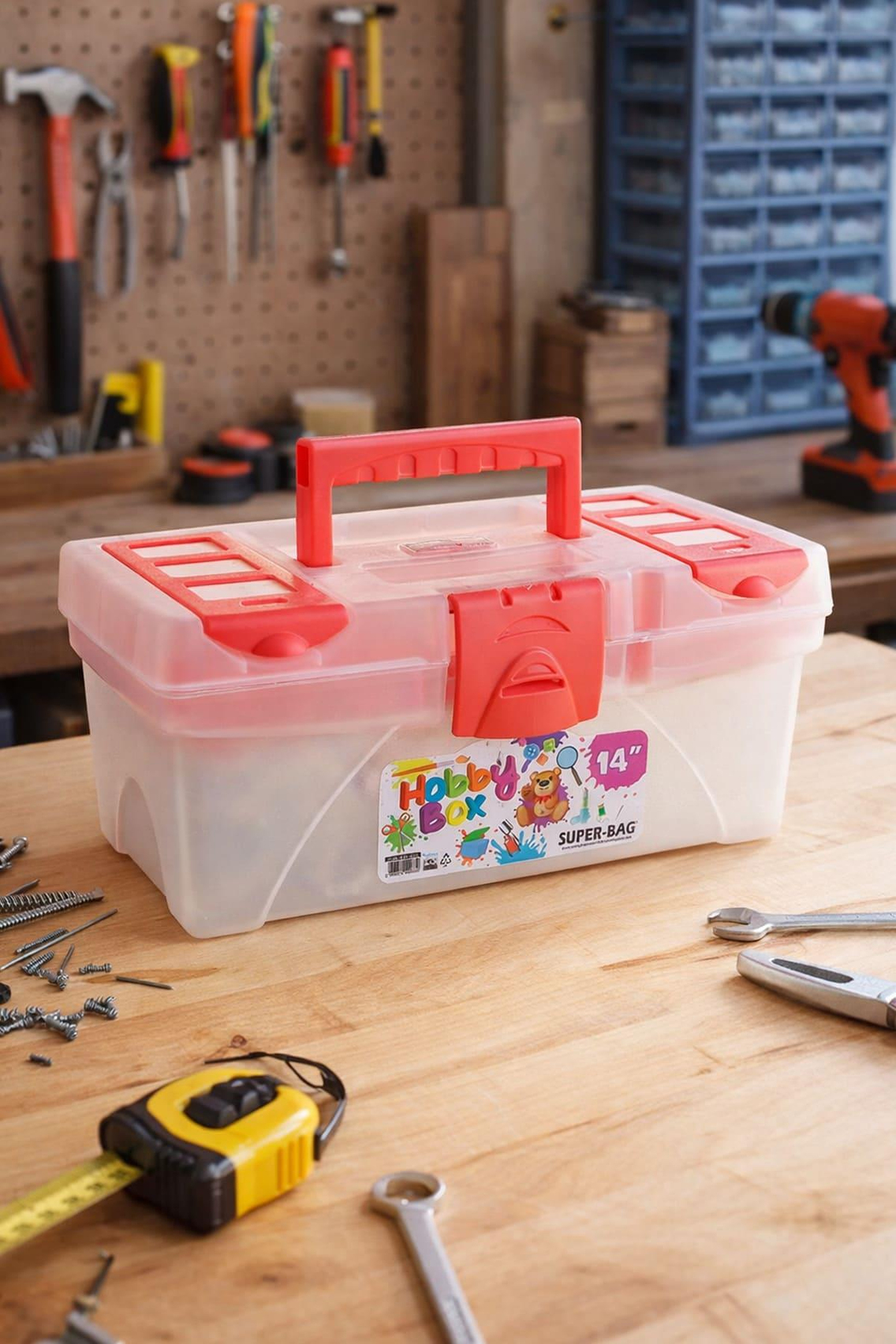 Super-Bag 14 inç Hobby Box Takım-Alet Çantası - ASR2032 | ID1975