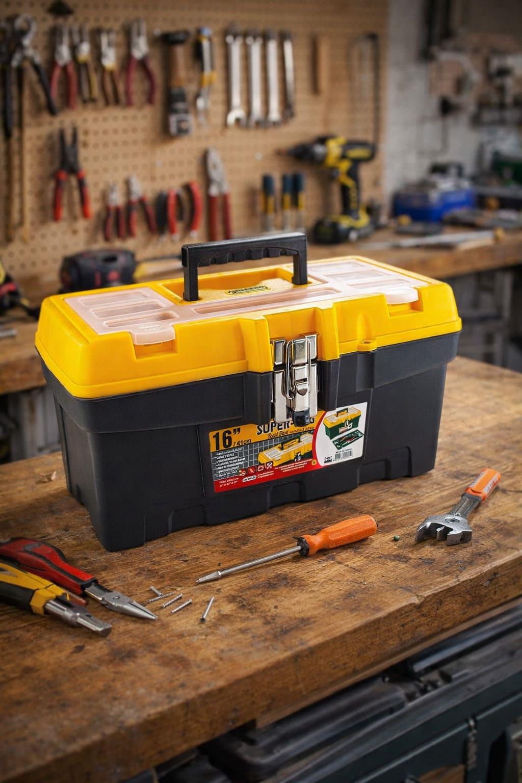 Super-Bag 16 inç  Metal Kilitli Takım-Alet Çantası - ASR2076 | ID377