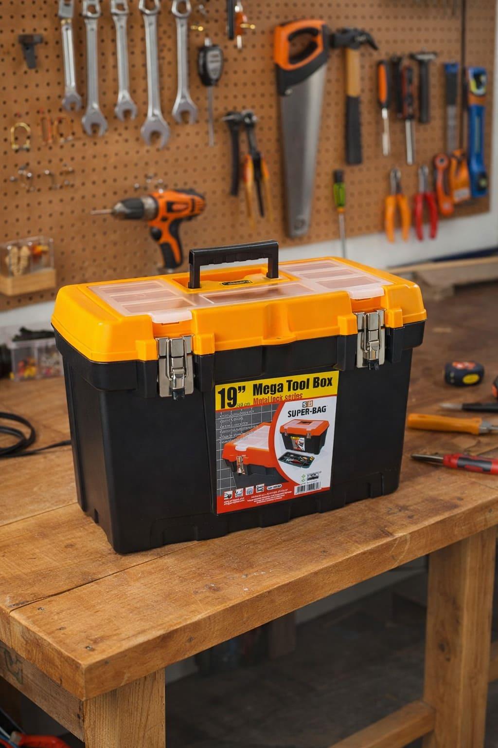 Super-Bag 19 inç Mega Metal Kilitli Takım-Alet Çantası - ASR2021 | ID2501