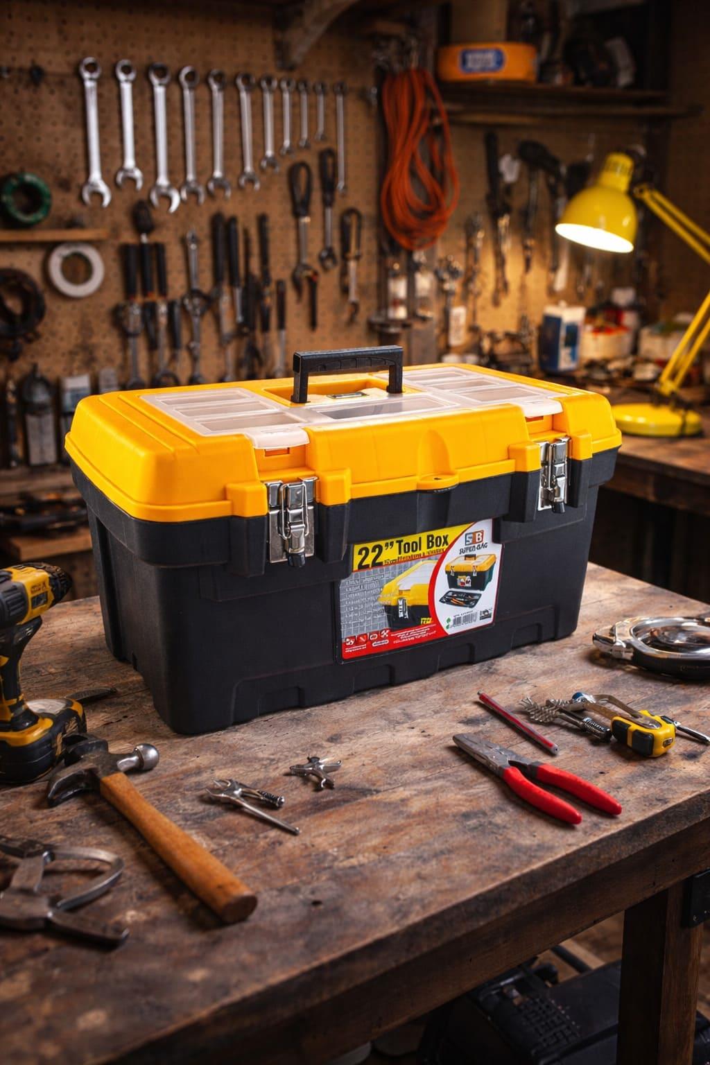 Super-Bag 22 inç  Metal Kilitli Takım-Alet Çantası - ASR2078 | ID379