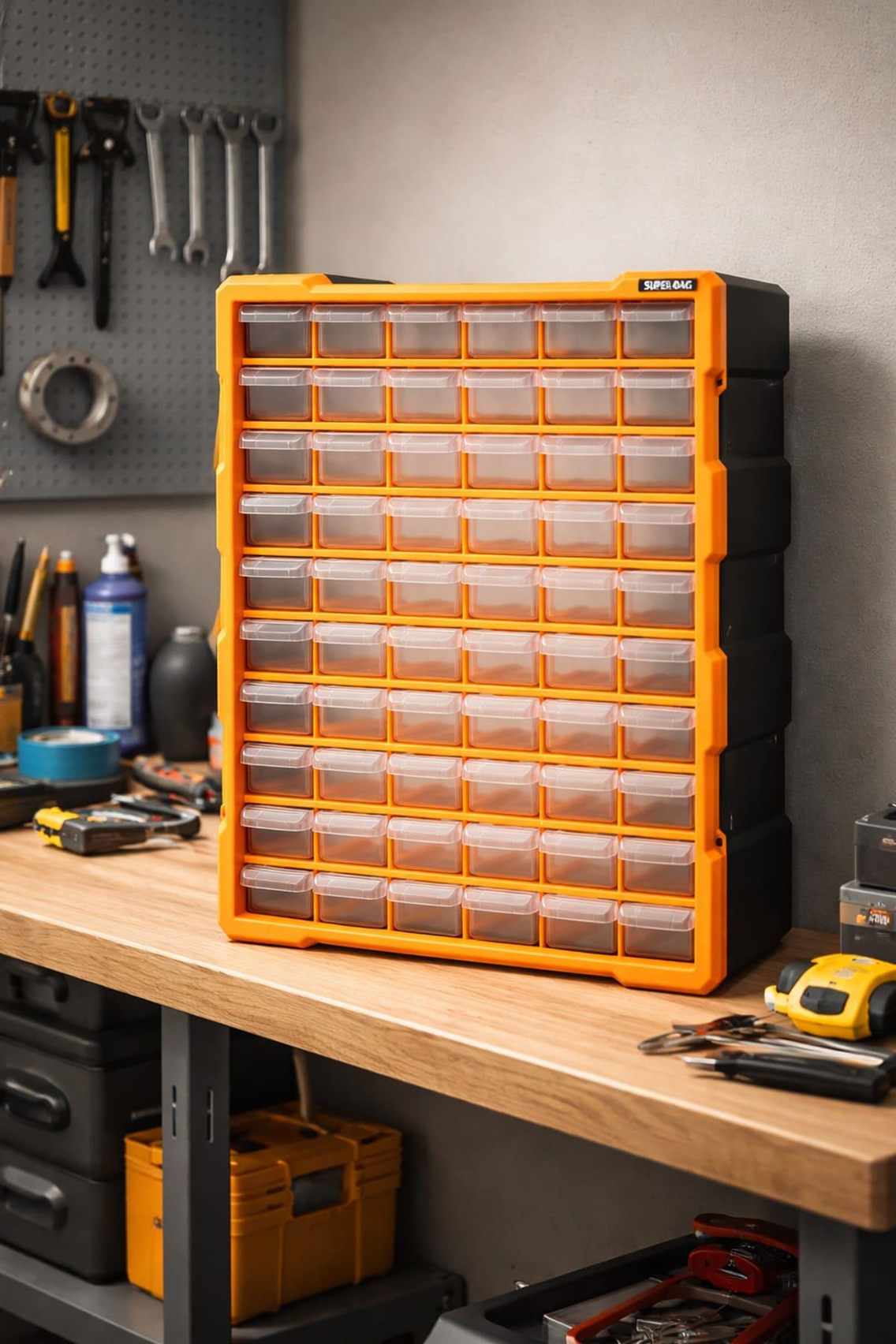 Super-Bag ASR-6000 Monoblok 60 Çekmeceli Organizer Seti | ID6536