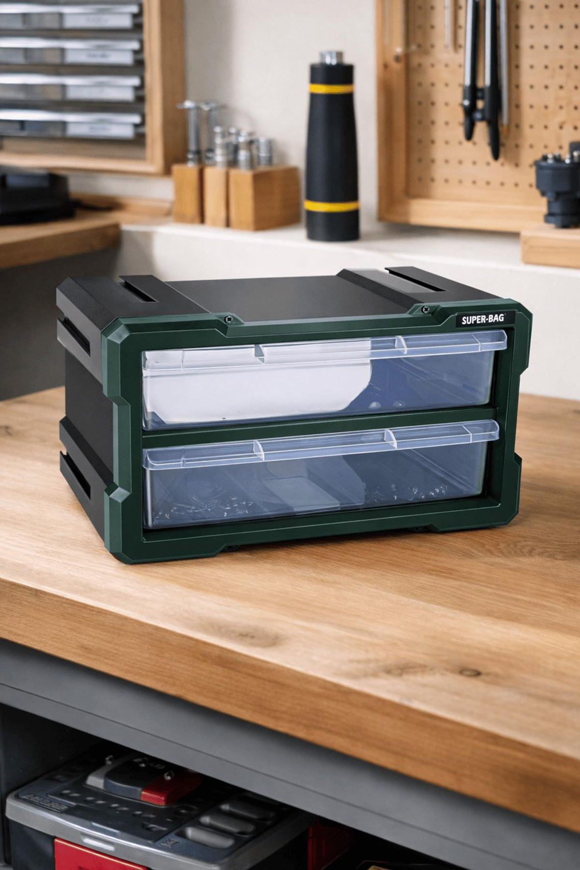 Super-Bag ASR-6012 Monoblok 2 Çekmeceli Organizer Seti | ID6544