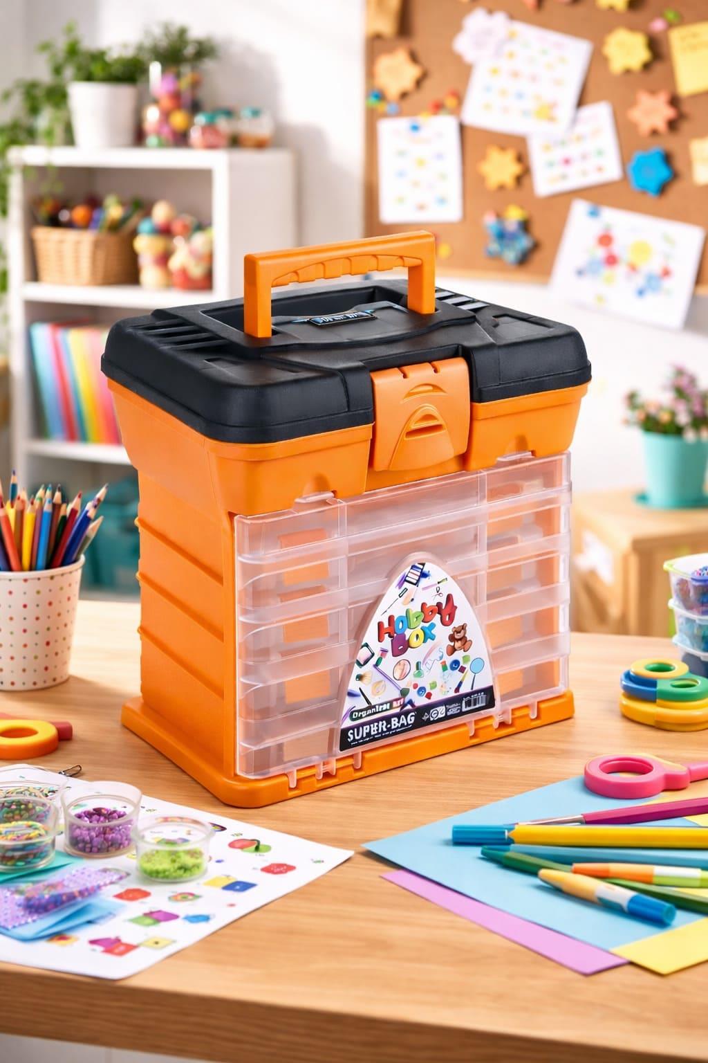 Super-Bag Hobby Kilitli Organizerli Takım Çantası ASR-5040 | ID5226 