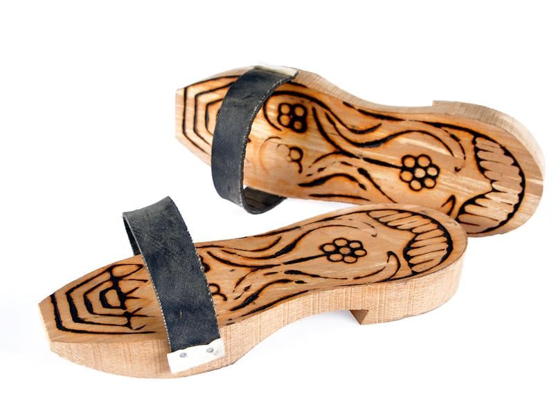 Takunya Terlik - Cami, Abdesthane, Hamam Terliği Ahşap 23-27cm | ID4454 