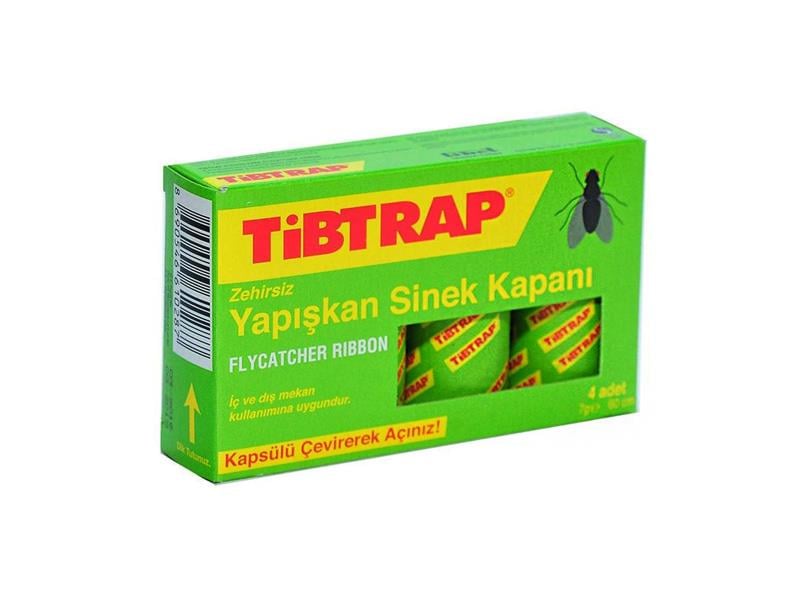 Tibet Tibtrap Zehirsiz Yapışkan Sinek Kapanı 4' lü Paket | ID4234