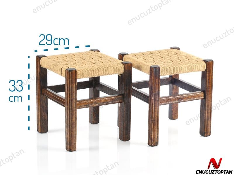  Ahşap Tabure 33cm | ID1959