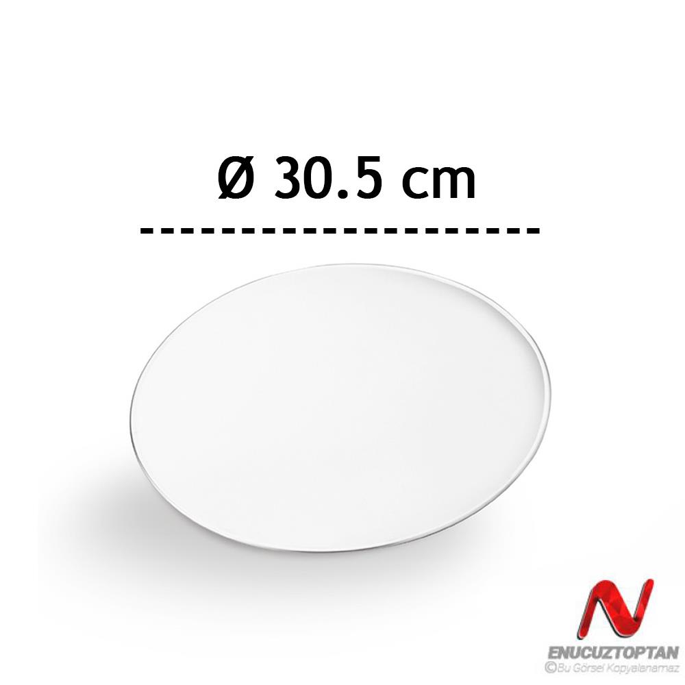 Abant Çelik 430 Kenarlı Pasta Altlığı No:7 30.5 cm | ID4894