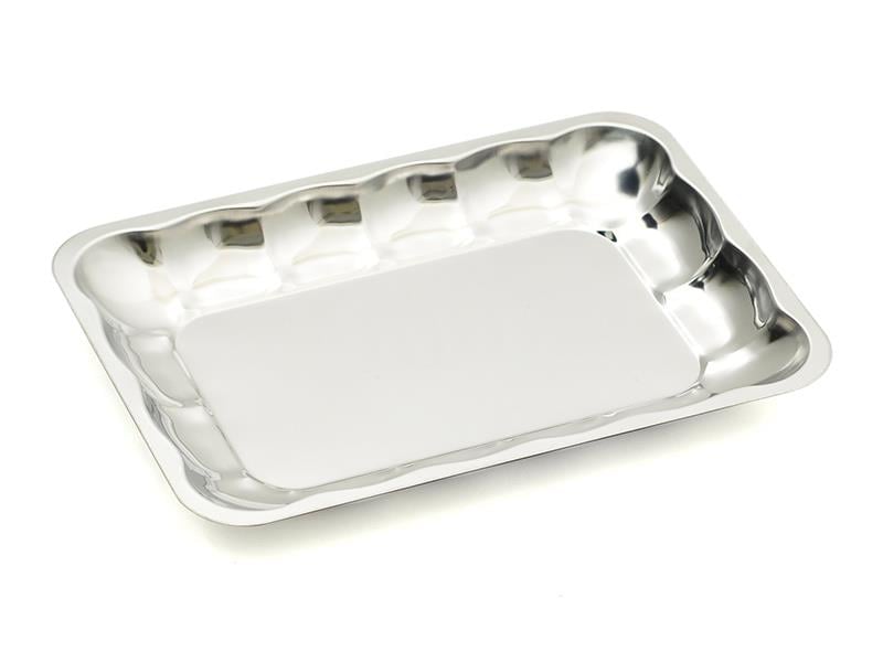 Abant Çelik Dilimli Köşeli Kayık Tabak No:1 | ID2392