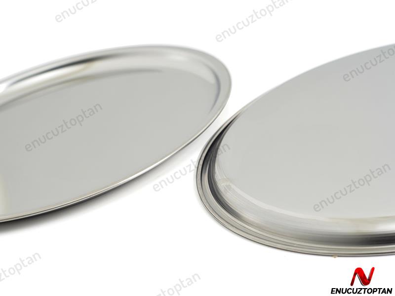 Abant Çelik Diplomat Servis Tabak No:8 - 27,5cm | ID4887