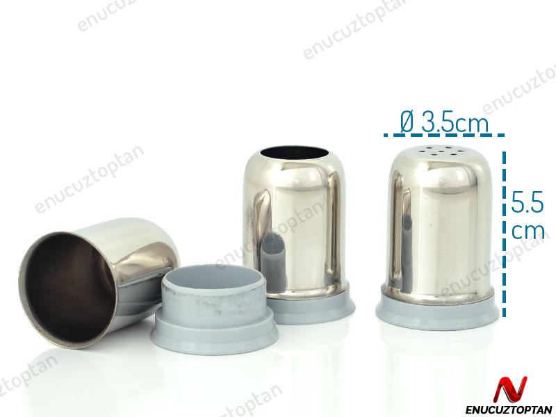 Abant Çelik Gondol Metal Baharatlık Takımı - Tuzluk, Kürdanlık, Karabiberlik | ID2417