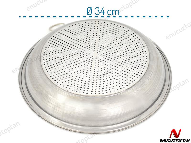Abant Çelik Makarna Süzgeci No:3 - 34cm | ID2402