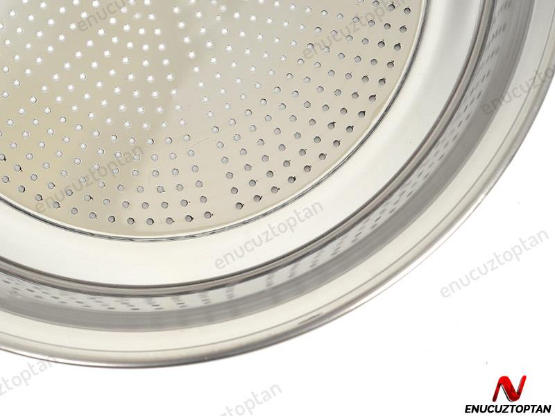 Abant Çelik Makarna Süzgeci No:3 - 34cm | ID2402