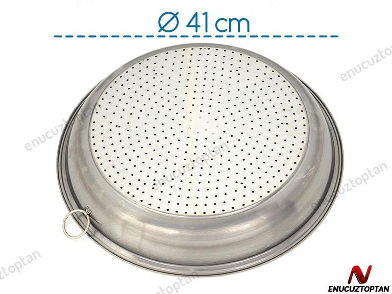 Abant Çelik Makarna Süzgeci No:5 - 41cm | ID3645