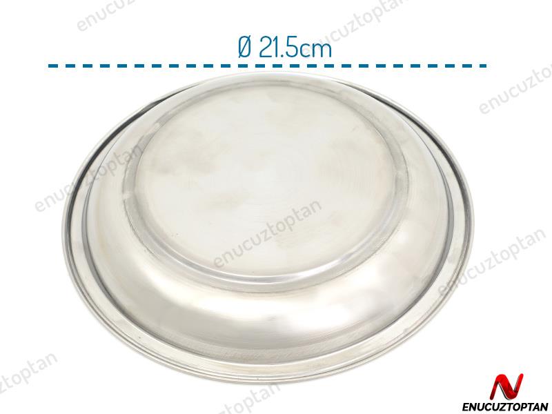 Abant Çelik Paça Tabak No:5 - 21.5 cm | ID2413