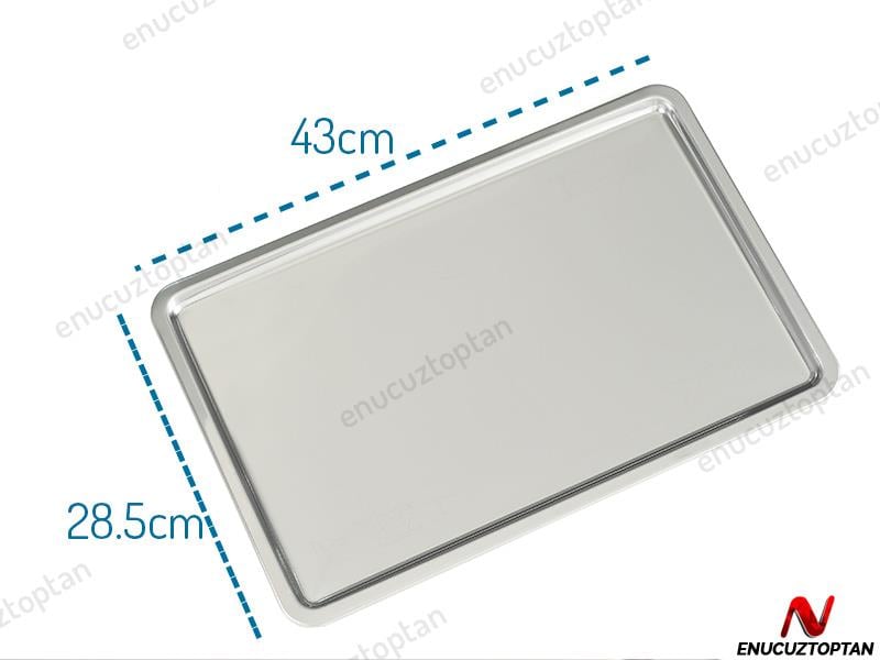 Abant Çelik Pastane Servis Tepsisi No:4 | ID2428