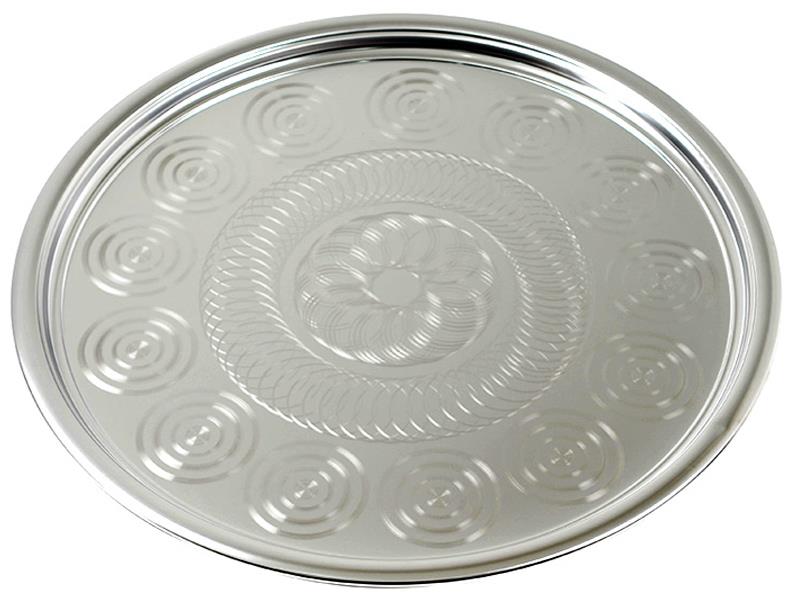 Abant Çelik Sini Kalın Tepsi Yer Sofrası - 100'lük | ID3524