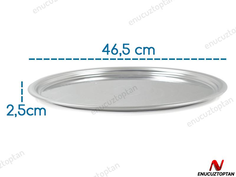 Abant Çelik Sini Tepsi Yer Sofrası - 50'lik | ID3533