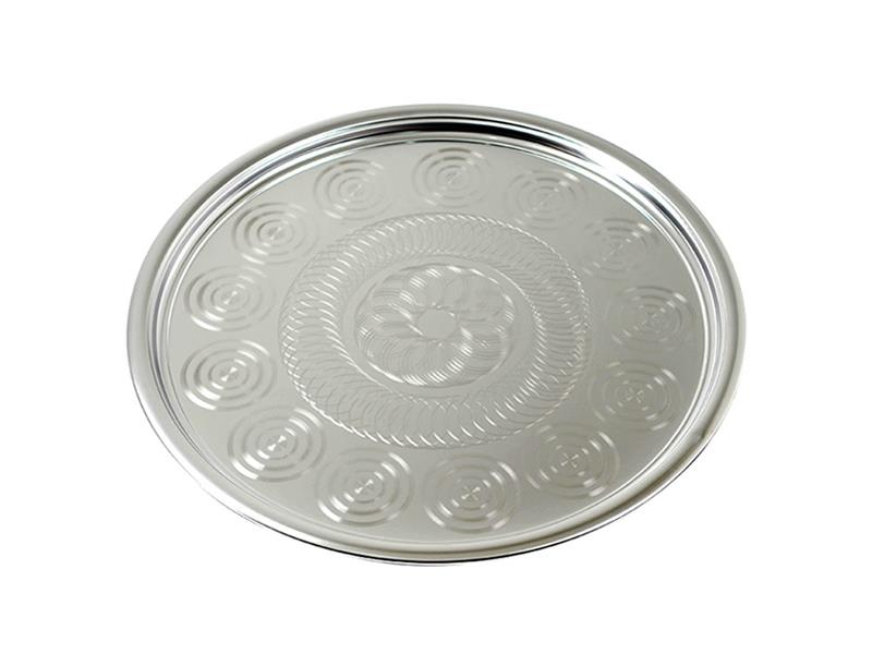 Abant Çelik Sini Tepsi Yer Sofrası - 50'lik | ID3533