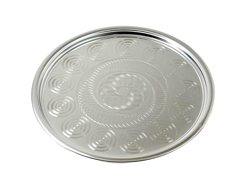 Abant Çelik Sini Tepsi Yer Sofrası - 55'lik | ID3532