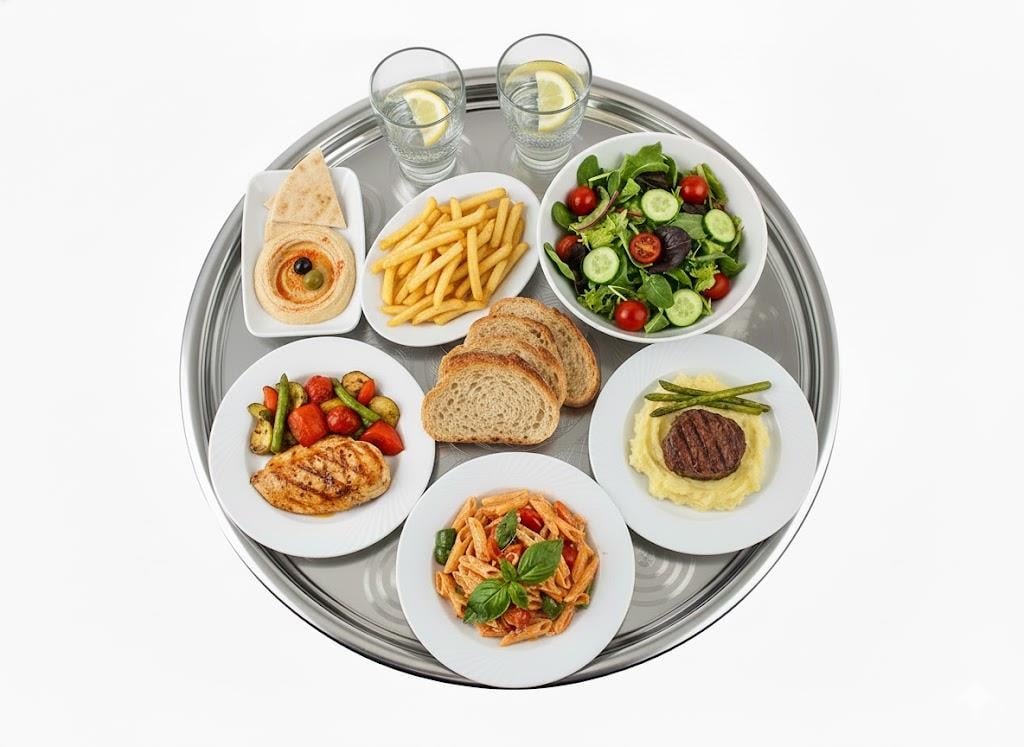 Abant Çelik Sini Tepsi Yer Sofrası - 85'lik | ID3528