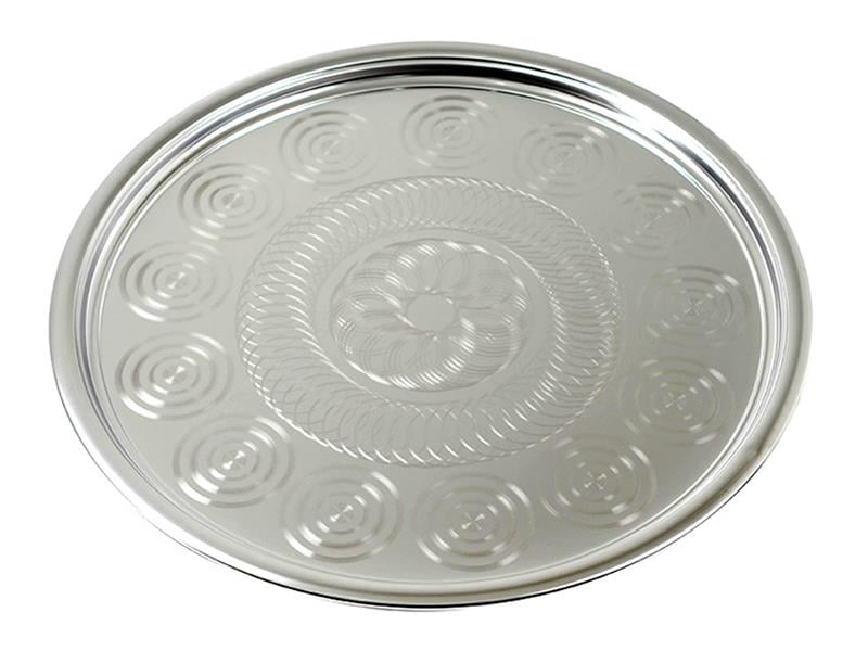 Abant Çelik Sini Tepsi Yer Sofrası - 85'lik | ID3528