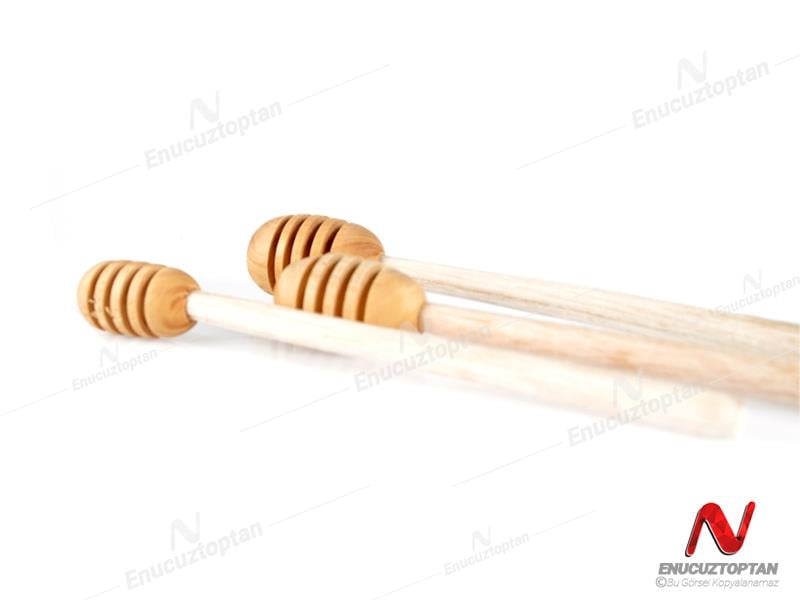 Ahşap Bal Dökme Kaşığı Mini 13 cm | ID4501