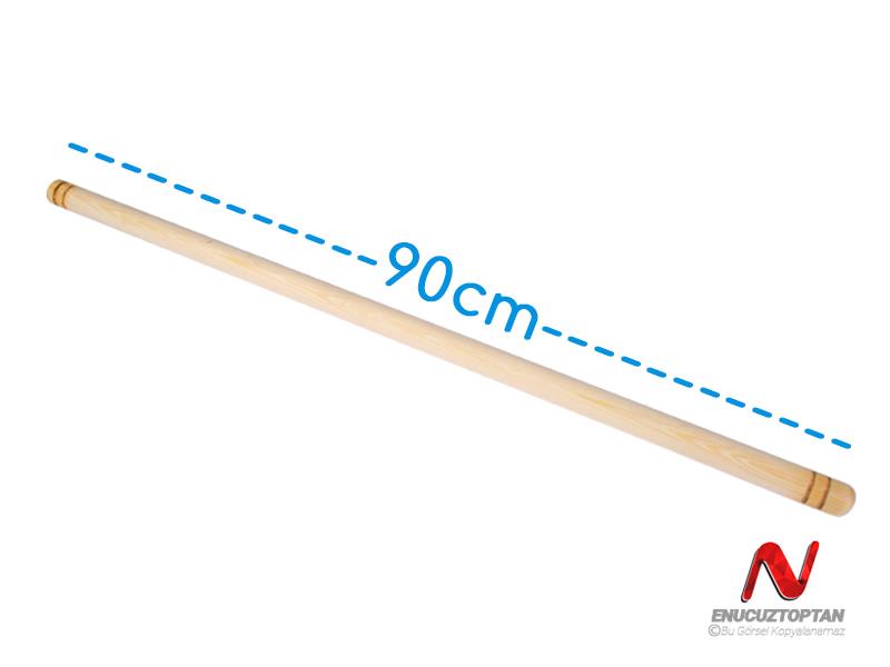 Ahşap Çam Oklava 90 cm x 1.5 cm Kalın | ID4424