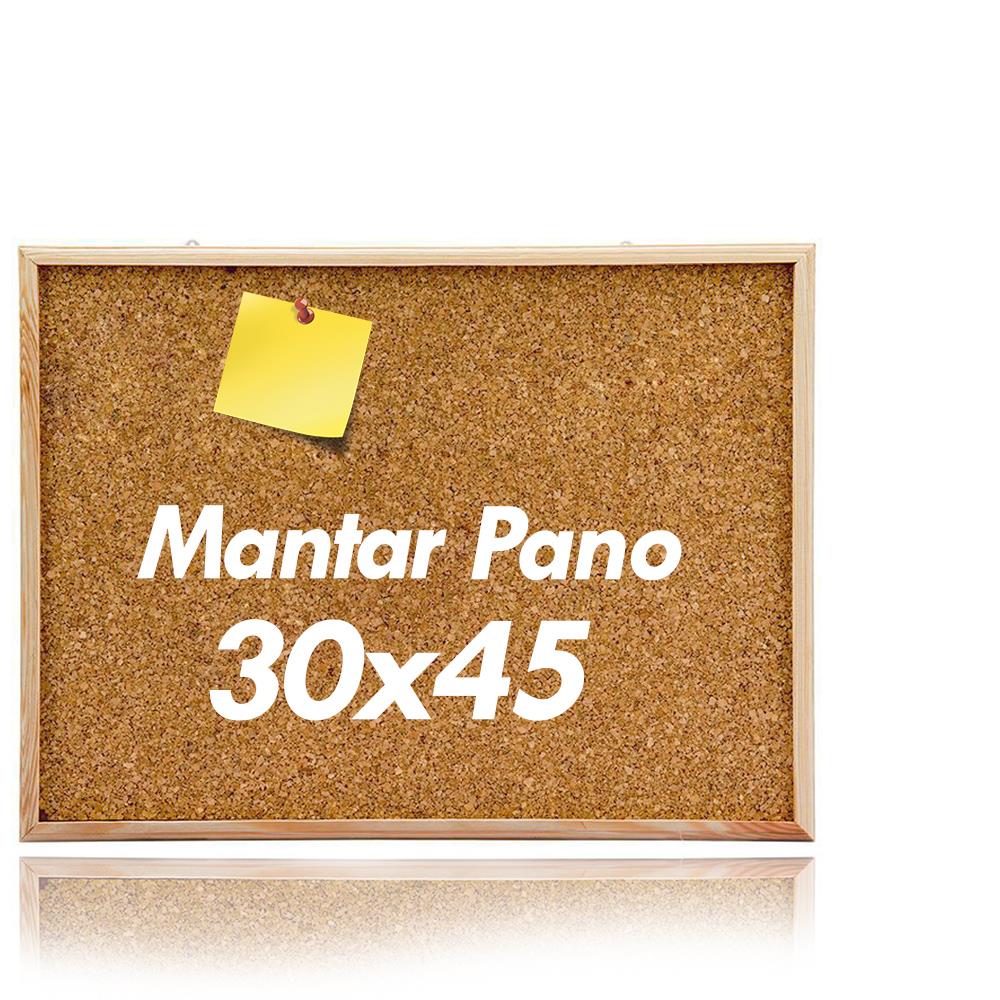 Ahşap Çerçeveli Mantar Pano 30x45 cm | ID5102 