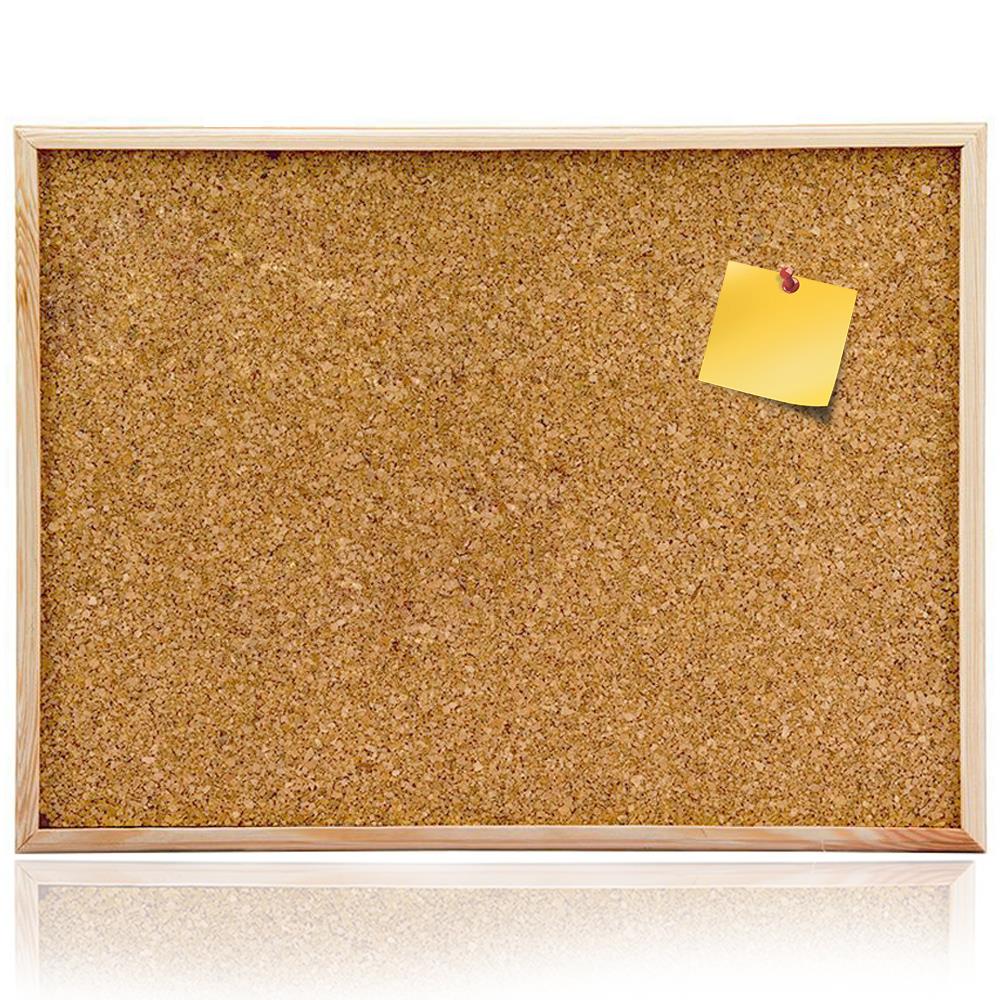 Ahşap Çerçeveli Mantar Pano 60x90 cm | ID5104