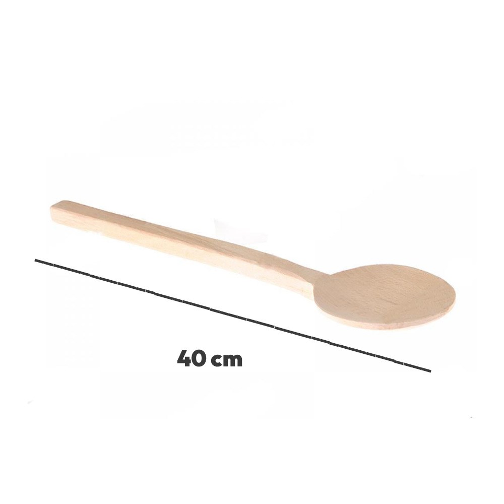 Ahşap Döner Kepçesi - Dönerci Kaşığı Orta Boy 40cm | ID1852