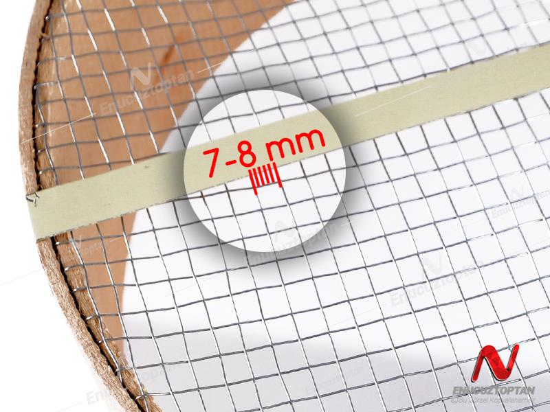 Ahşap Elek Kalbur Çerçeveli - Metal Izgaralı 40cm Ø No:6 | ID4371