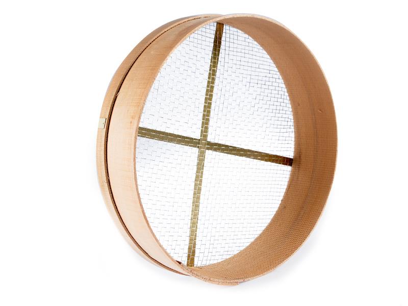 Ahşap Elek Kalbur Çerçeveli - Metal Izgaralı 40cm Ø No:6 | ID4371