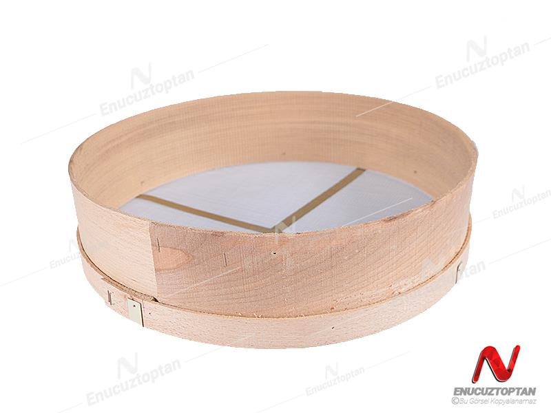 Ahşap Elek Kalbur Çerçeveli - Metal Izgaralı 40cm Ø No:6 | ID4371