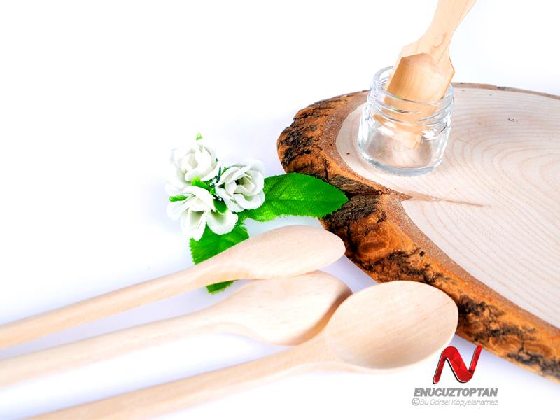 Ahşap Gürgen Yemek Kaşığı 20 cm | ID4434