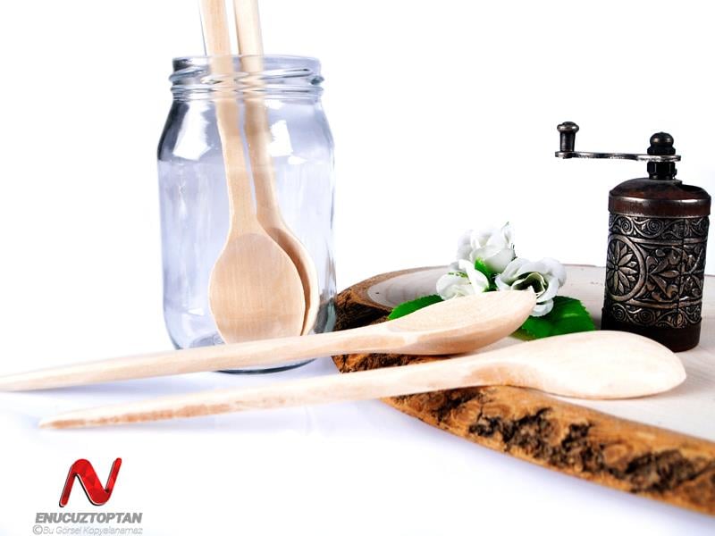 Ahşap Gürgen Yemek Kaşığı 20 cm | ID4434