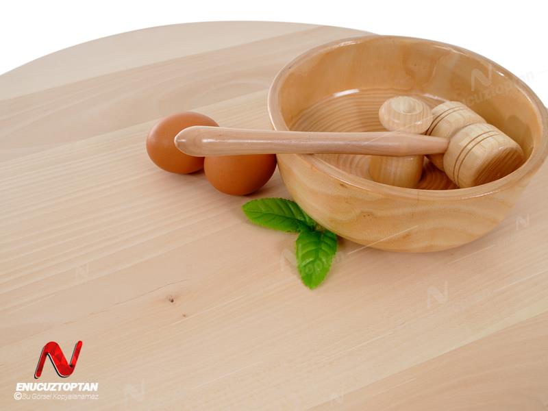 Ahşap Ihlamur Ağacından Katlanabilir Yer Sofrası 60 cm  | ID4603