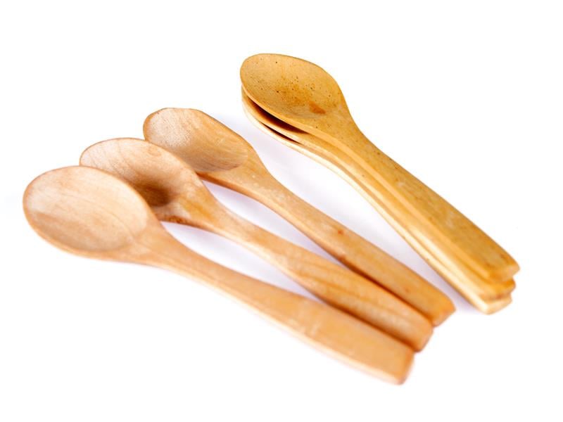 Ahşap Kaşık 6'lı Orta Boy 12 cm | ID4447