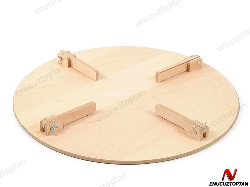 Ahşap Katlanabilir Yer Sofrası 80 cm | ID1931