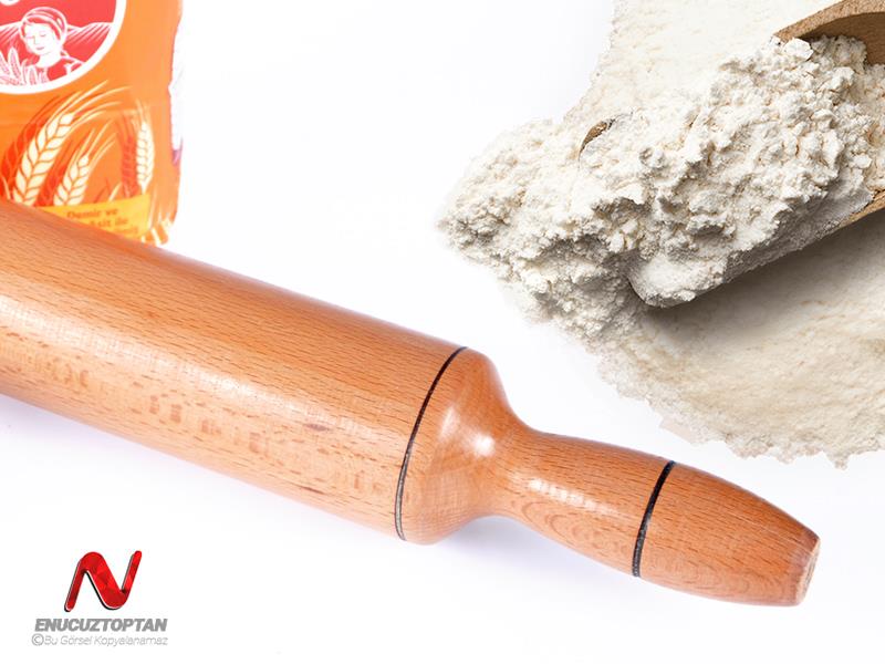 Ahşap Merdane Orta Boy 40cm | ID4426