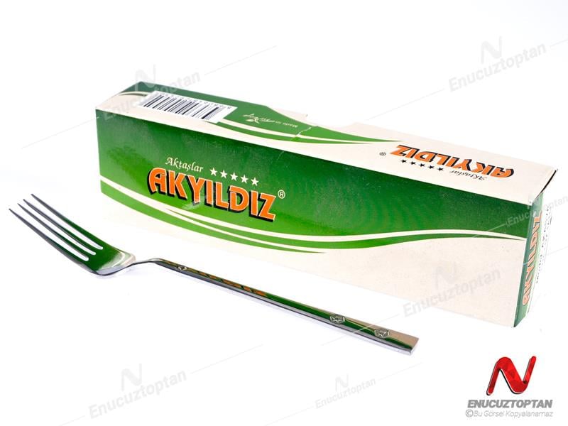 Akyıldız Akasya 304 Paslanmaz Çelik Tatlı Çatalı 12li | ID4328